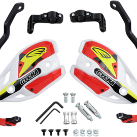 Handguards - Ultra - Oversized - White/Red