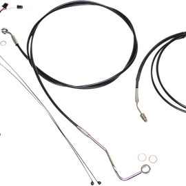 Control Cable Kit - XR - Black/Chrome