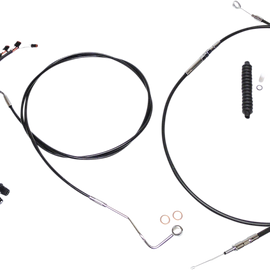 Control Cable Kit - XR - Black/Chrome
