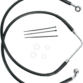 Front Brake Line FXDB 06-07 Black