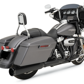 4.5" Mufflers for Touring - Black with Klassic