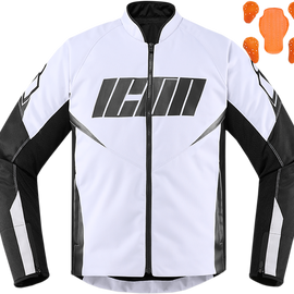 Hooligan Jacket - White - XL