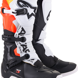 Tech 3 Boots - Black/White/Orange - US 10