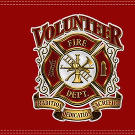 Fire Department Flag - 10" x 15"