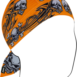 SportFlex® Flydanna® - Orange Tribal Skull