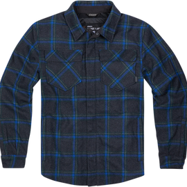 Upstate™ Riding Flannel Shirt - Blue - Small