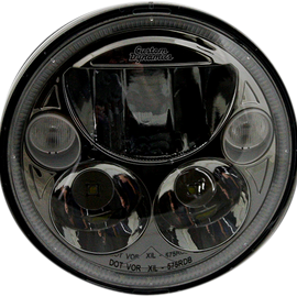 LED Headlight - 5-3/4" - Black - Each