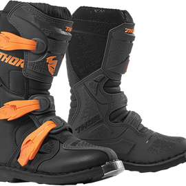 Youth Blitz XP Boots - Charcoal/Orange - Size 7