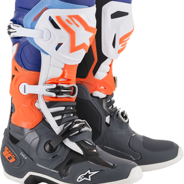 Tech 10 Boots - Gray/Orange/Blue - US 14