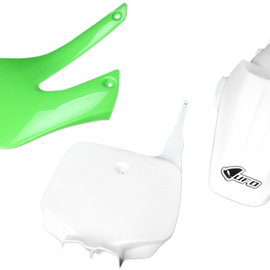 Replacement Body Kit - OEM Green/White - KX85