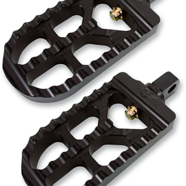 Serrated Footpeg - Long - Black