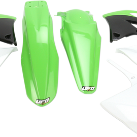 Replacement Body Kit - OEM Green/White/Black - KXF450