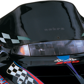 Windshield - 12" - Black - Polaris