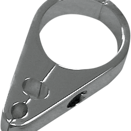 Cable Clamp - Throttle/Idle/Brake - 1-1/8" - Chrome