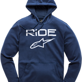 Ride 2.0 Hoodie - Navy/White - Medium