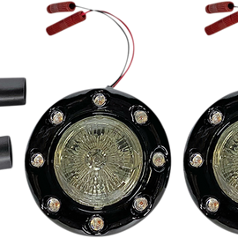 ProBEAM® Bullet Ringz™ LED Turn Signals - Black/Smoke