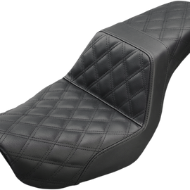 Step Up Seat - Lattice Stitched - Black - Dyna66203354