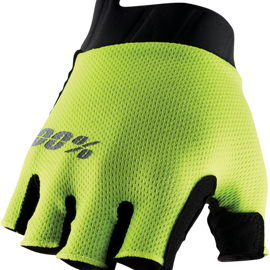 Exceeda Short Finger Gloves - Fluorescent Yellow -  Small