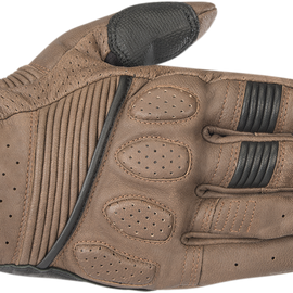 Crazy Eight Gloves - Brown/Black - Large