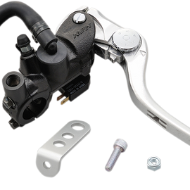 Black/Silver 19 mm Radial Master Cylinder w/ Smoke Reservoir