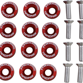 Fender Washer Kit - Red