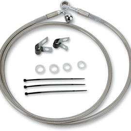 2" Brake Line - Front - Stainless Steel - FXDWG 93-05