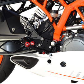 MGP Rearset - Black - KTM