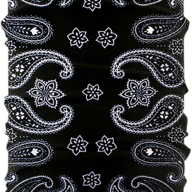 Black Paisley Neck Tube