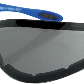 Shield II Sunglasses - Gloss Blue - Smoke