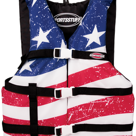 Stars & Stripes PFD Vest - Red/White/Blue - Large