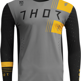 Prime Strike Jersey - Gray/Lemon - Small