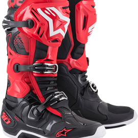 Tech 10 Boots - Black/Red - US 14