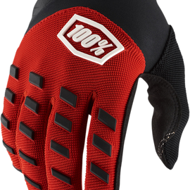 Airmatic Gloves - Red/Black - Small