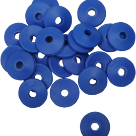 Backer Plates - Blue - Round - 24 Pack