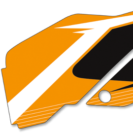 Graphic Number Plates - Black/Orange - KTM