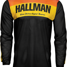 Hallman Air Jersey - Black/Orange - Large