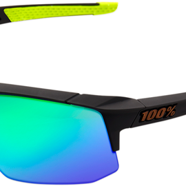 Speedcoupe Sunglasses - Gray - Green Mirror