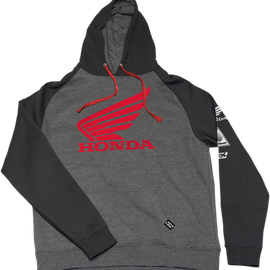 Honda Wing Hoodie - Dark Gray - 2XL