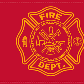 Firefighter Flag - 10" x 15"