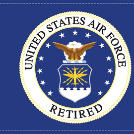 Retired Air Force Flag - 6" x 9"