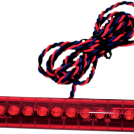 Dual Intensity LED Light Bar - Non-Sequential with Flashing Brake - Red