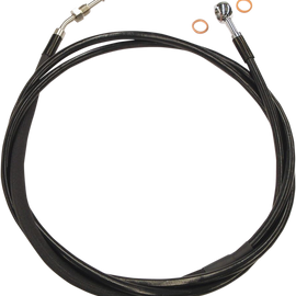 XR Stainless Hydraulic Clutch Line - Stainless w Blk Coating - +10" - FLS '16/FLRT '15-'16