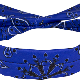 Polyester Cooldanna® - Blue Paisley