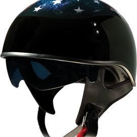 Vagrant Helmet - USA Skull - Black - Medium