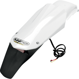 Enduro Rear Fender - W/Light - White