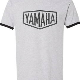 Yamaha Vintage Raglan T-Shirt - Gray/Black - XL