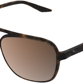 Kasia Aviator Sunglasses - Round - Havana - Bronze Polarized