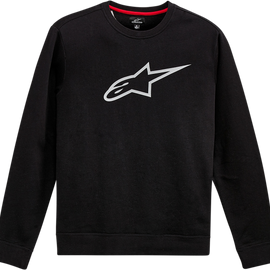 Ageless Crew Fleece - Black/Gray - 2XL