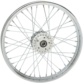 Wheel - Chrome - Front - 21" x 2.15" - 04-05 FXD