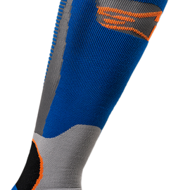MX Plus 1 Socks - Blue/Orange - Large/2XL